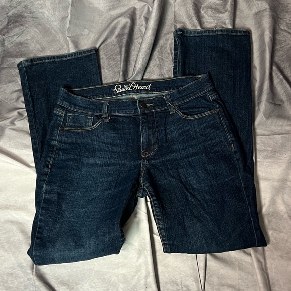 Old Navy The Sweetheart Boot Cut Dark Authentic Wash Jeans - size 4 - Picture 8 of 9